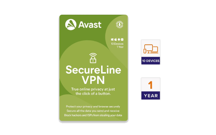 Avast SecureLine VPN (10 Devices | 1 Year)