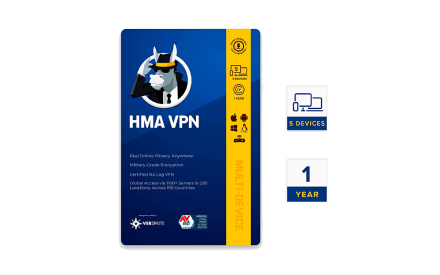 HMA VPN (5 Devices | 1 Year) (Premium Pro VPN)